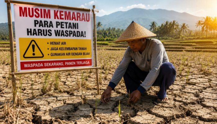 Waspadai Musim Kering, Petani Kuningan Diimbau Siapkan Langkah Antisipasi