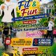 Promosi kegiatan Fit and Fun Gowes Sehat dan Senam Kuningan Melesat bersama Bunda Ela yang diselenggarakan Disporapar Kabupaten Kuningan pada Agustus 2026.