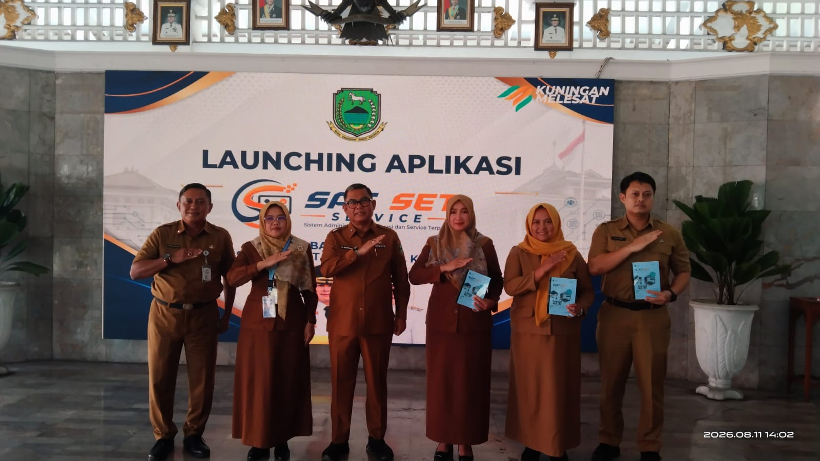 Pemkab Kuningan meluncurkan SAT SET untuk meningkatkan pelayanan administrasi
