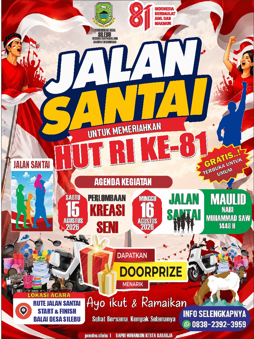 Kegiatan HUT RI ke-81 di Desa Silebu Kecamatan Pancalang Kuningan