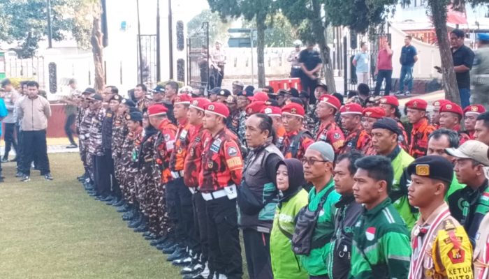 Kapolres Kuningan Apresiasi Keluarga Besar Pemuda Pancasila dalam Apel Kebangsaan “Jaga Jabar”