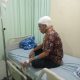 Slamet Mujiono warga Desa Dukuhlor Kuningan yang menjalani perawatan tumor ganas kepala