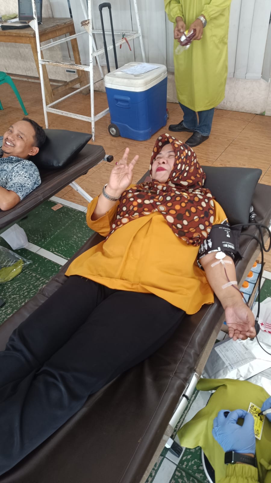 Kasipem Kecamatan Cilimus berpartisipasi dalam kegiatan donor darah rutin sebagai bentuk kepedulian sosial dan kemanusiaan di Kabupaten Kuningan.