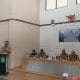 Camat Cilimus memberikan ucapan selamat kepada empat perangkat Desa Cilimus yang baru dilantik