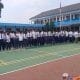 756 murid SMPN 1 Mandirancan melaksanakan salat Zuhur berjamaah