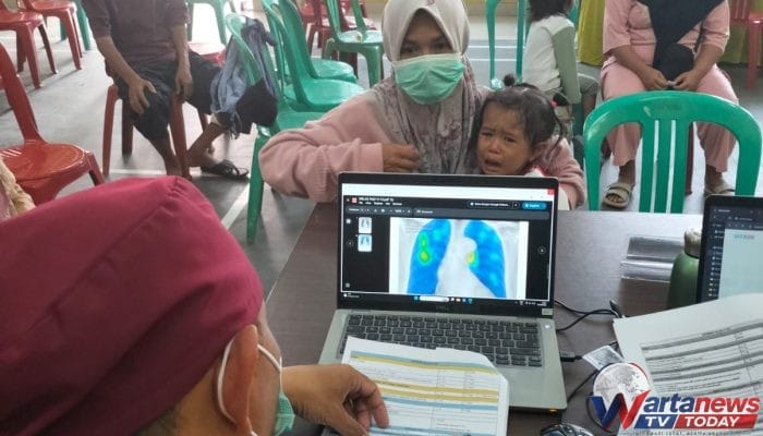 Rontgen Dada dan Cek Kesehatan Gratis bagi Masyarakat di Kecamatan Jalaksana digelar Di Desa Sadamantra