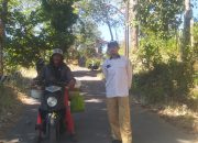Jelang HUT RI ke-81, Pemdes Sayana Gotong Royong Bersihkan Jalan