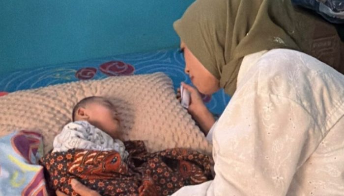 LKKS KAB KUNINGAN KUNJUNGI BALITA 6 TAHUN PENDERITA BOCOR  JANTUNG.