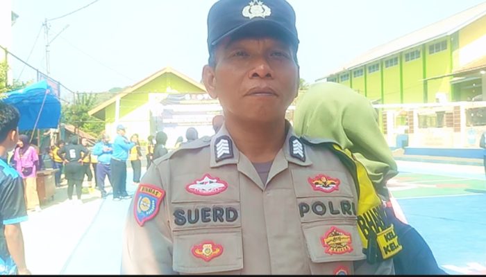 Bripka Suerdi, Bhabinkamtibmas Kelurahan Cigintung Kec Kuningan “Kompetisi yang sehat, sportif,  mempererat Persatuan .