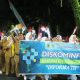 Peserta Taptu dan Pawai Obor HUT ke-81 RI di Kabupaten Kuningan