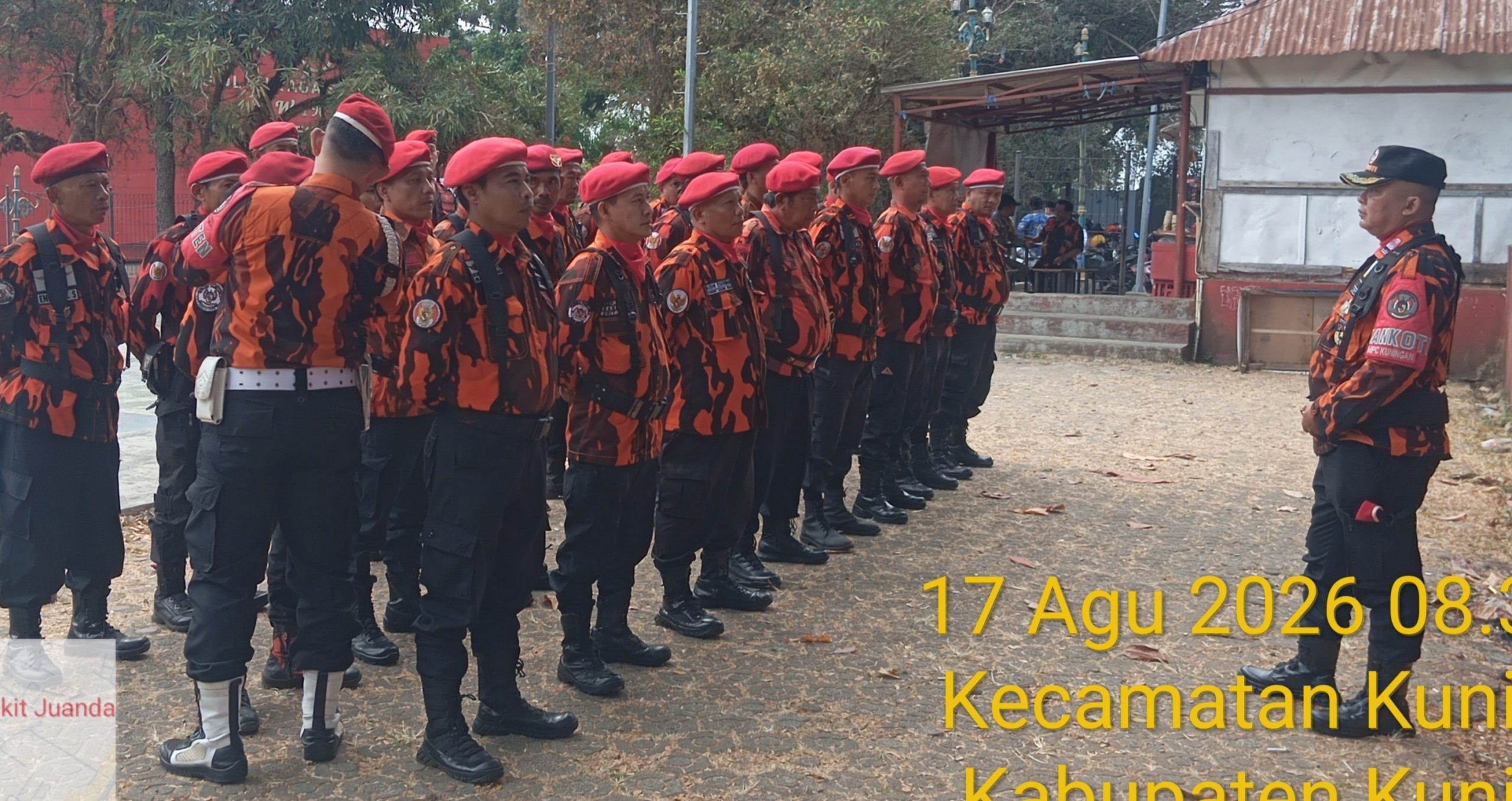 MPC Pemuda Pancasila Kabupaten Kuningan mengikuti upacara HUT ke-81 Kemerdekaan RI