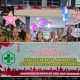 Jajaran Puskesmas Kuningan mengikuti Pawai Obor HUT ke-81 Kemerdekaan RI