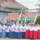 Pengurus dan anggota PPDI Kabupaten Kuningan mengikuti upacara HUT ke-81 Kemerdekaan RI