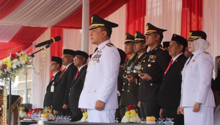 Upacara Detik-Detik Proklamasi HUT ke-81 RI di Kabupaten Kuningan Berlangsung Khidmat