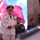 Bupati Kuningan menghadiri pembubaran Paskibraka Kabupaten Kuningan Tahun 2026 di Teras Pendopo