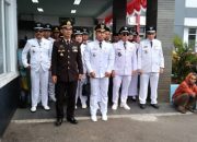 Kapolsek Cikijing Hadiri Upacara HUT ke-81 Kemerdekaan RI