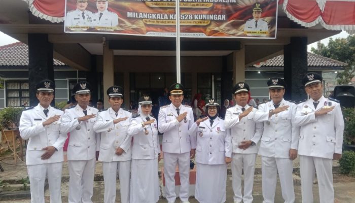 Forkopincam Kecamatan Kadugede Kompak Gelar Upacara HUT RI ke 81