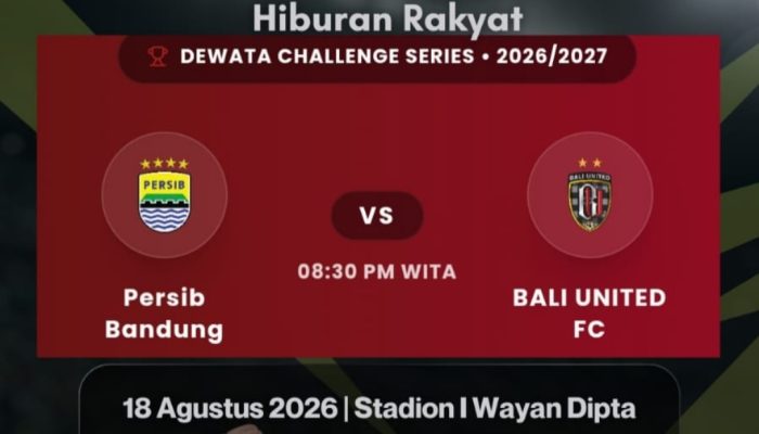 Nobar Persib vs Bali United FC, Ngopi Gratis di Bale Desa Margasari