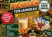 PDAU Sapa Warga, Hadirkan Bazar Pangan Terjangkau di Kecamatan Pasawahan