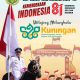 Kepala Desa Cilimus H Mulyadin bersama Pemdes Cilimus menyampaikan ucapan Hari Jadi Kabupaten Kuningan ke-528