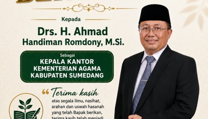 Kepala KUA Darma Sampaikan Ucapan Selamat atas Amanah Baru Kepala Kemenag Sumedang