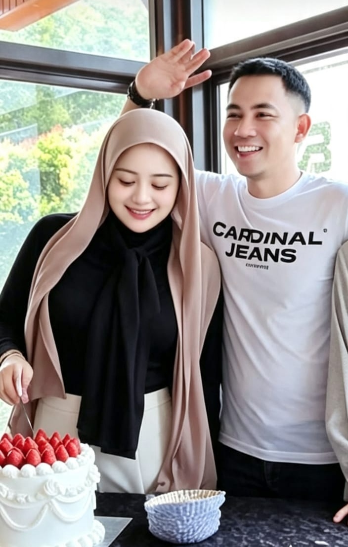 Teh Yesi Bachtiar merayakan ulang tahun ke-46 bersama keluarga dan orang terdekat
