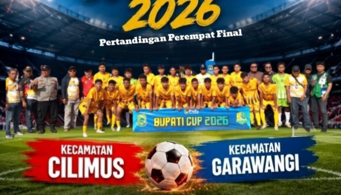 Laga Penentuan! Cilimus Berhadapan dengan Garawangi di Perempat Final Bupati Cup 2026