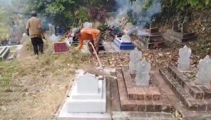 Pemdes Gunungsari Cimahi Kuningan. Ajak Masyarakat Sukseskan GEMASAUMIMA