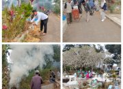 Pemdes dan Masyarakat Desa Cipasung Gelar Opsih Makam Brajaguna, Kades, Agenda Rutin Setiap Bulan