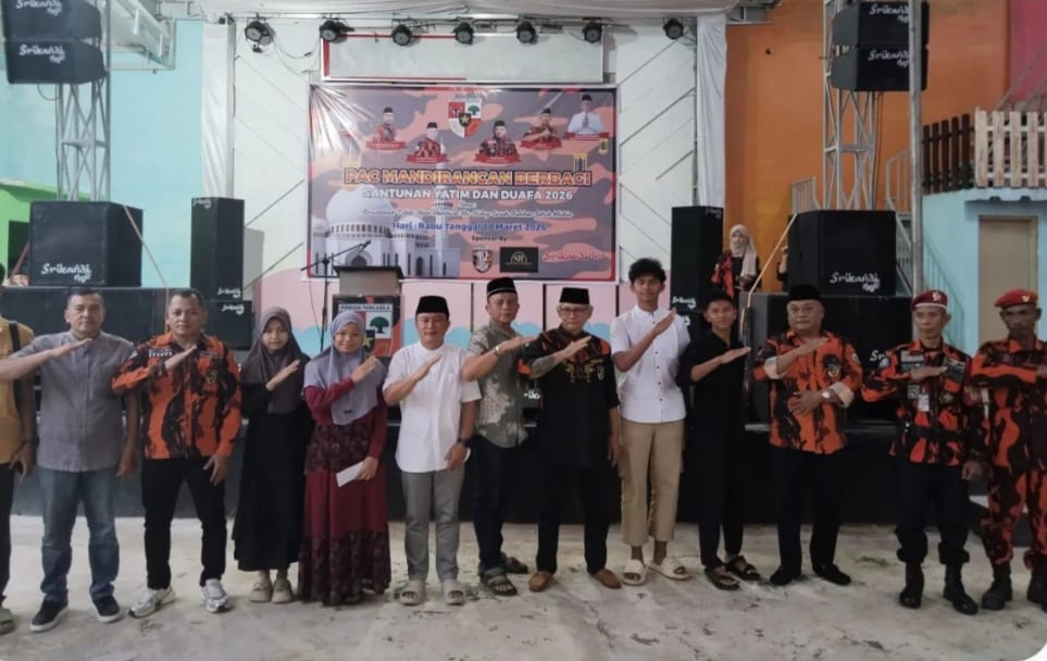 Keluarga besar PAC Pemuda Pancasila Kecamatan Mandirancan menyampaikan ucapan Selamat Maulid Nabi Muhammad SAW 1448 H Tahun 2026.