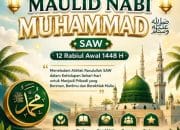 Maulid Nabi 1448 H, Kepala SDN 3 Ciherang Kec Kadugede  Kuningan  Ajak Masyarakat Teladani Sosok Nabi Muhammad SAW