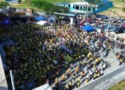 Ribuan Warga Kuningan Tumpah Ruah Ikuti Fit & Fun, Gowes Sehat dan Senam Kuningan Melesat