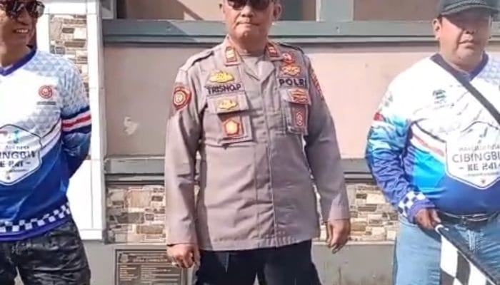 Semarakkan HUT Desa Cibingbin, Warga Antusias Ikuti Kegiatan Sepeda Sehat