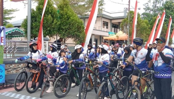 Gowes Sehat, Semarakkan Kebersamaan Warga Kecamatan Cibingbin