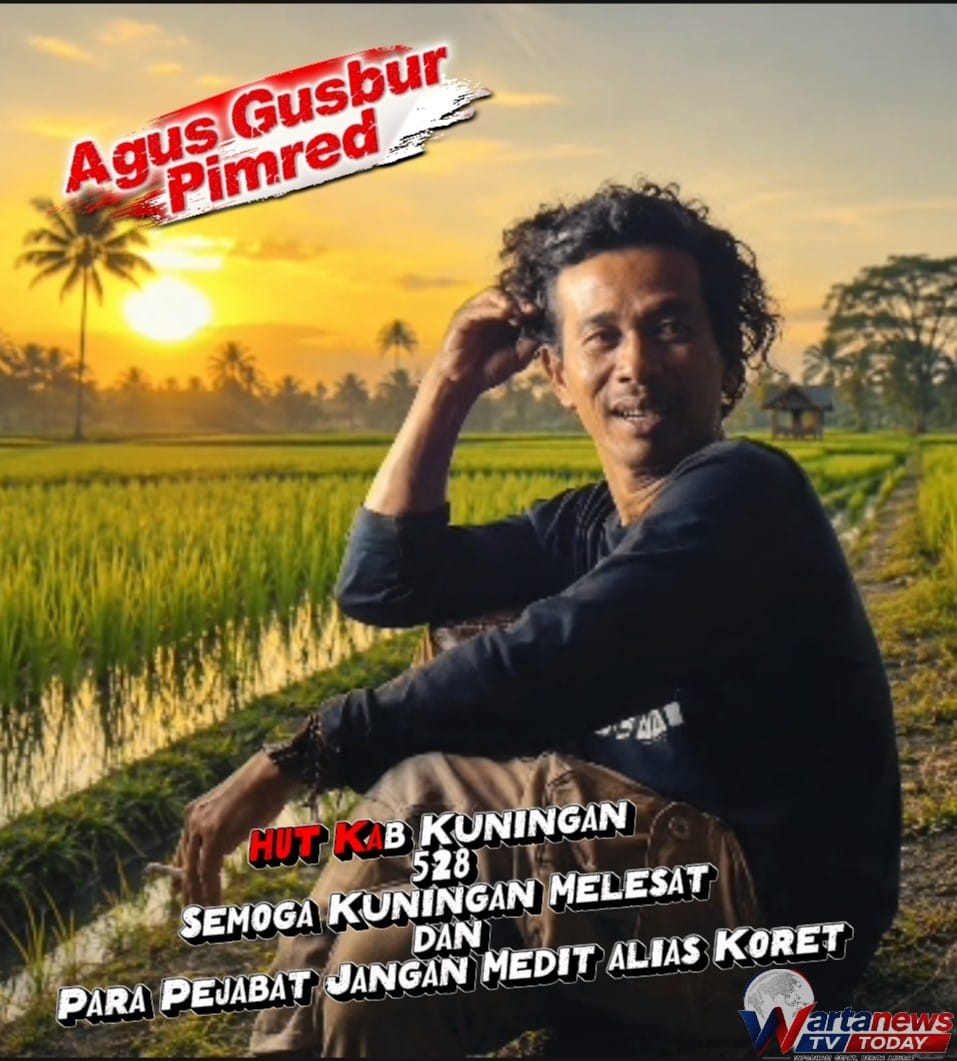Agus Gusbur menyampaikan harapan untuk kemajuan Kabupaten Kuningan pada HUT ke-528