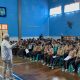 Ratusan pelajar mengikuti casting film Aku Bukan Musuhmu Tapi Aku Sahabatmu di SMPN 1 Kuningan.