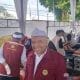 Peserta khitanan massal mengikuti kegiatan sosial Hari Jadi ke-528 Kabupaten Kuningan di RSUD Linggajati Kuningan.