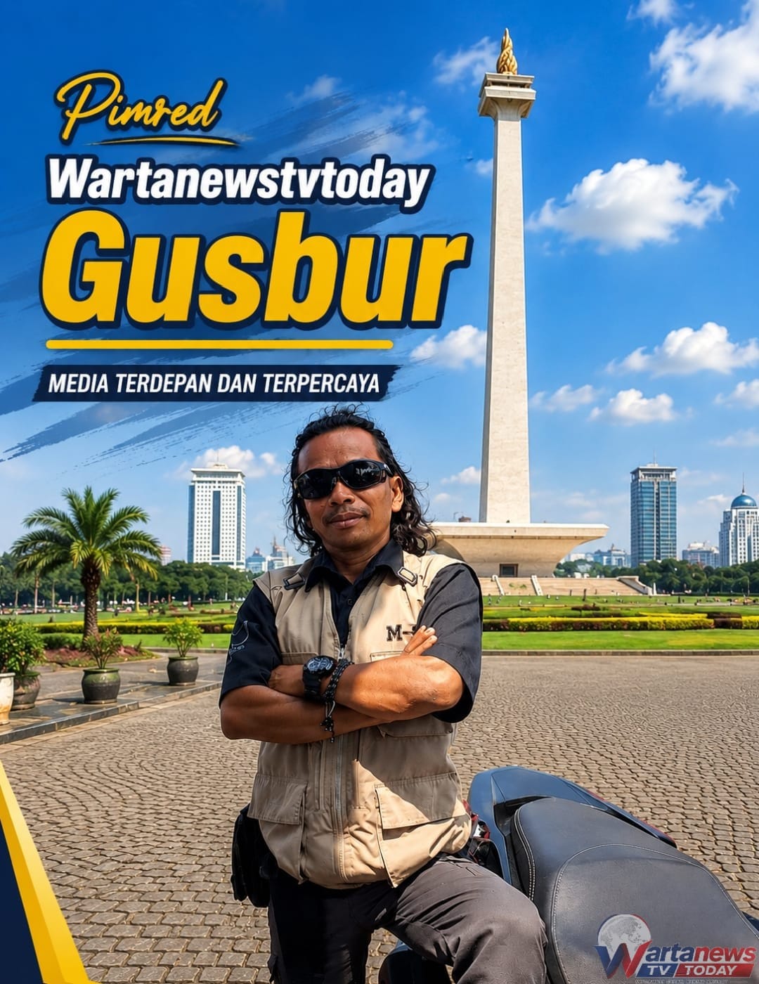 Agus Gusbur Pimpinan Redaksi WartaNewsTVToday menegaskan komitmen menghadirkan berita akurat dan terpercaya kepada masyarakat.