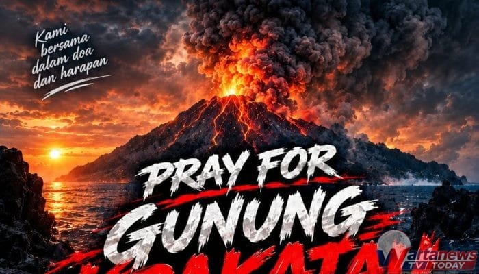Keluarga Besar MPC Pemuda Pancasila Kabupaten Kuningan Sampaikan Doa untuk Gunung Krakatau