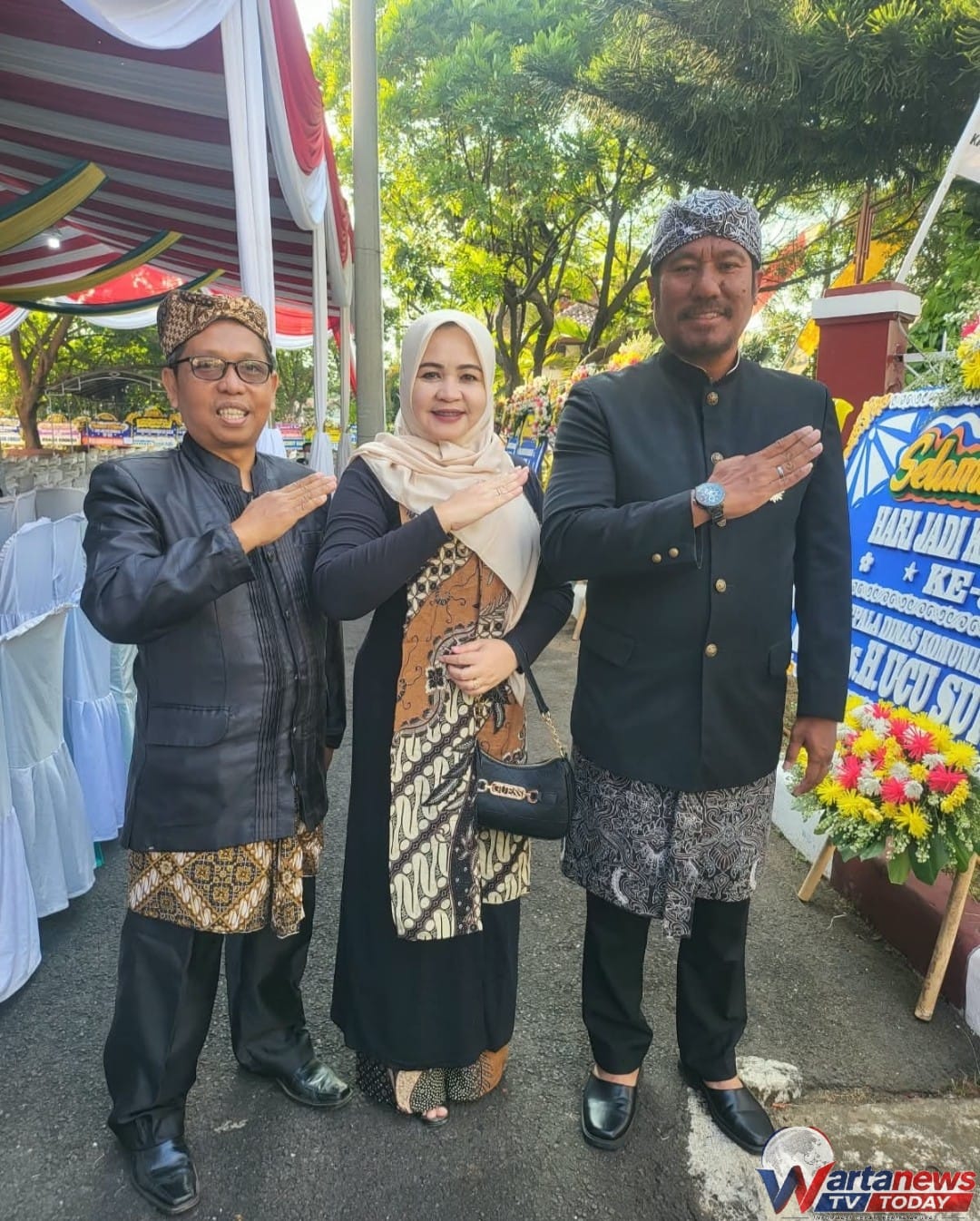 Jajaran Diskanak Kabupaten Kuningan menghadiri Sidang Paripurna Hari Jadi Kabupaten Kuningan ke-528
