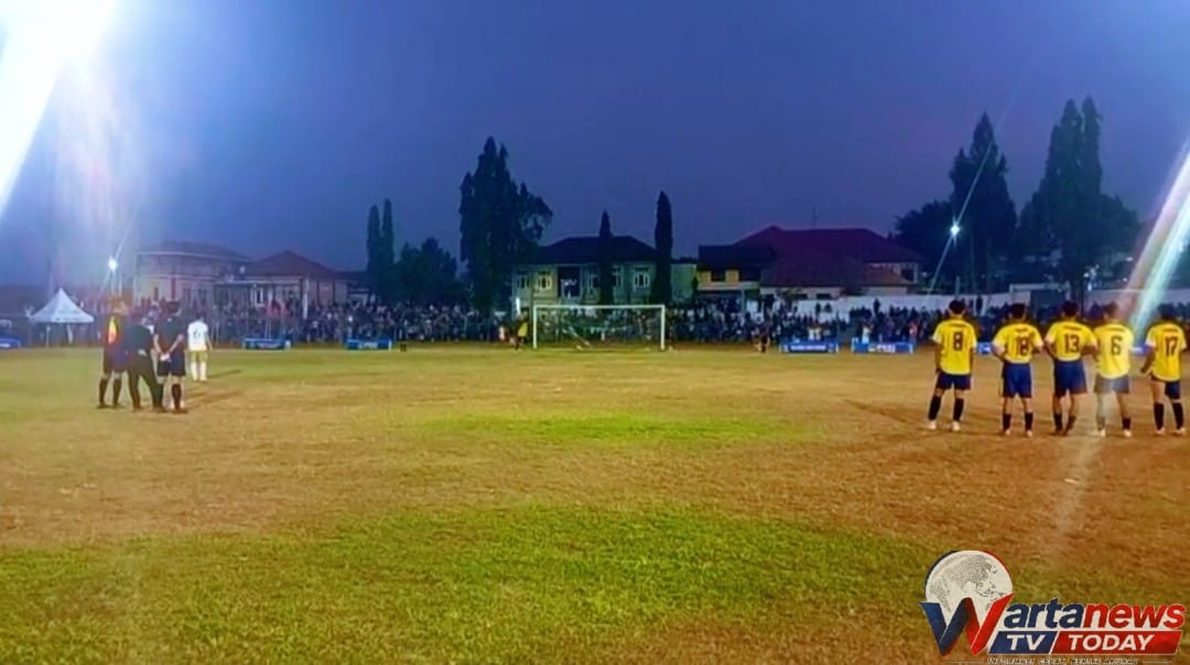 Tim Kecamatan Luragung merayakan kemenangan setelah menjadi juara Bupati Cup 2026 usai mengalahkan Ciawigebang melalui adu penalti.