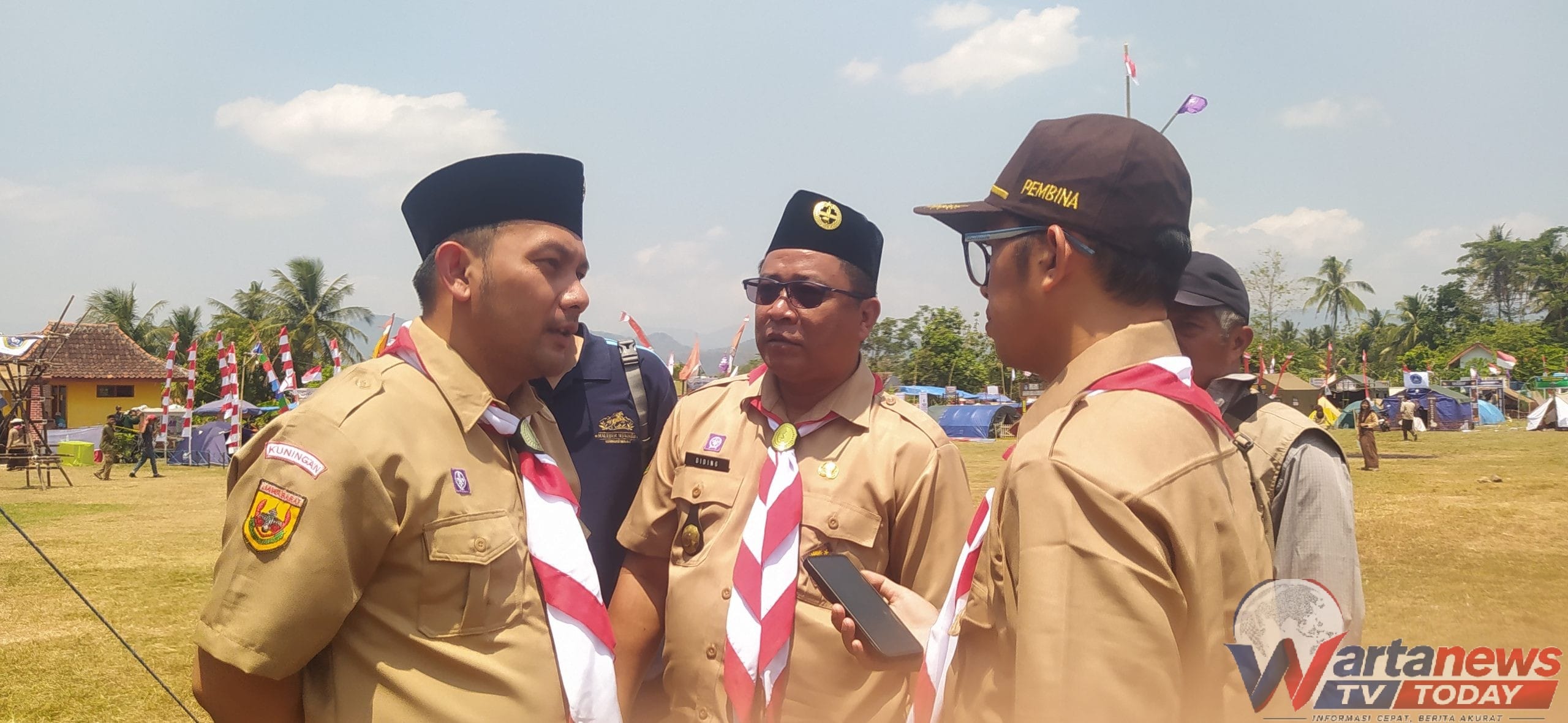Camat Maleber menghadiri Kemah Bhakti Pendidikan Kesetaraan Kabupaten Kuningan Tahun 2026