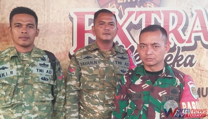 Babinsa Koramil 1505 Ciwaru Monitoring Pesta Rakyat dalam Rangka HUT ke-81 RI dan Hari Jadi Kabupaten Kuningan ke-528