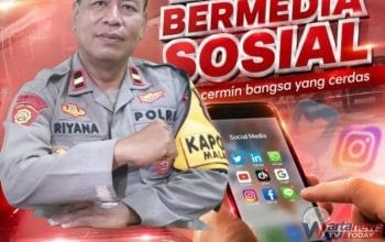 Kapolsek Malausma IPDA Riyana mengajak masyarakat bijak menggunakan media sosial