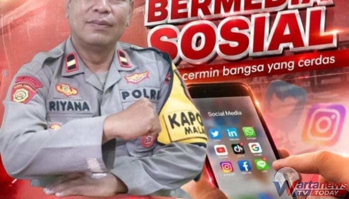 IPDA Riyana, S.Sos.kapolsek Malausma,  Ajak Masyarakat  Bijak Bermedia Sosial