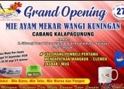 Mie Ayam Mekar Wangi Kuningan Buka Cabang di Kalapagunung, Siapkan Hadiah untuk 100 Pembeli Pertama