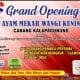 Grand Opening Mie Ayam Mekar Wangi Cabang Kalapagunung di Kecamatan Kramatmulya Kabupaten Kuningan