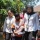 Satreskrim Polres Kuningan menggelar rekonstruksi kasus penemuan jasad bayi di Desa Cidahu Kecamatan Pasawahan