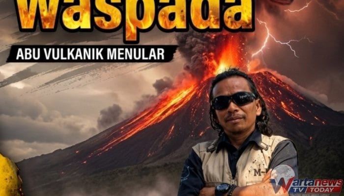 Pimred Agus Gusbur Imbau Masyarakat Waspadai Dampak Abu Vulkanik Gunung Anak Krakatau