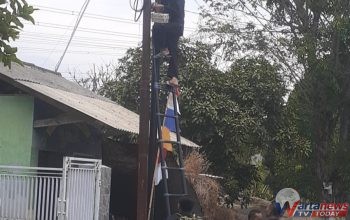 Cegah Tindakan Kriminalitas, Pemdes Tajurbuntu Pancalang Kuningan Pasang CCTV di Setiap Lingkungan